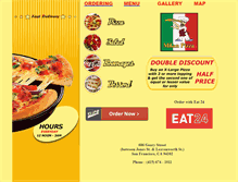 Tablet Screenshot of milanpizzasf.com